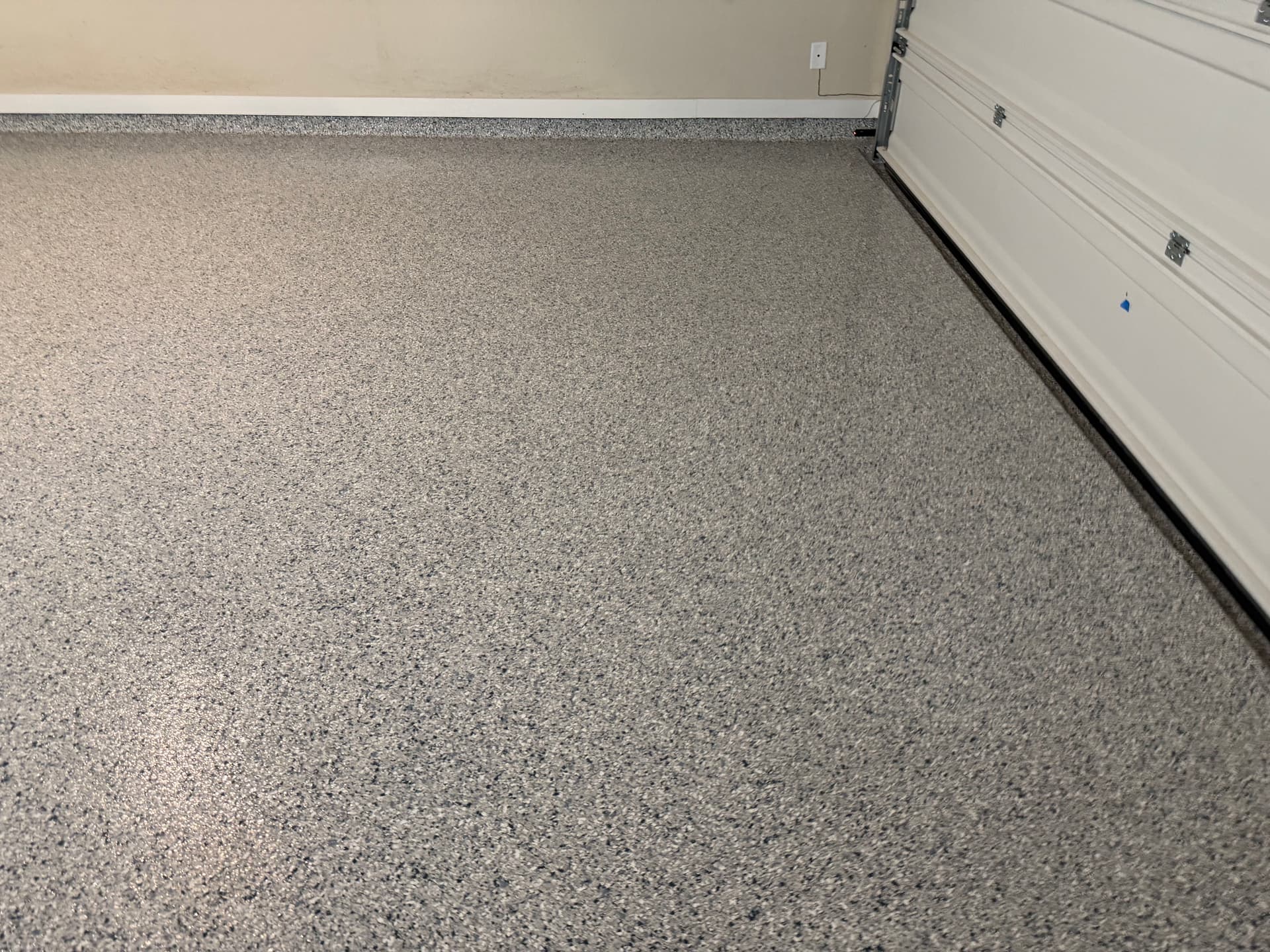 Gallery photos for Elevate Your Garage with Flake Epoxy Flooring: Image #1