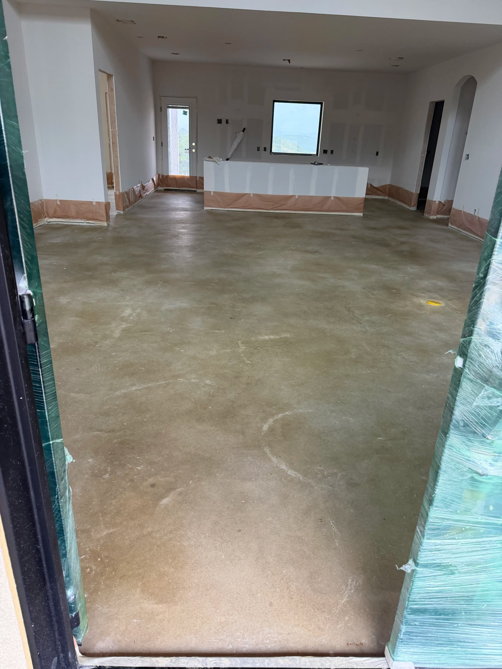 Gallery photos for Acid Stained Concrete Floors Done Right Inside a New Build: Image #3