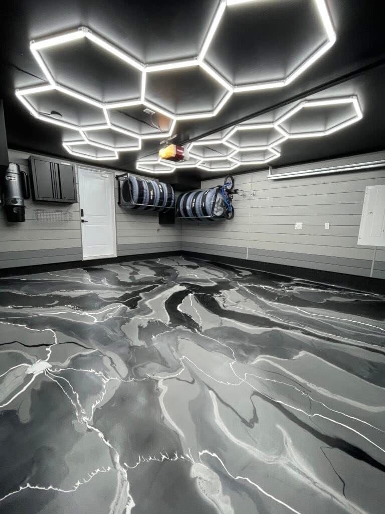 Gallery photos for Innovative Metallic Epoxy Floors Transform Indoor Spaces: Image #2
