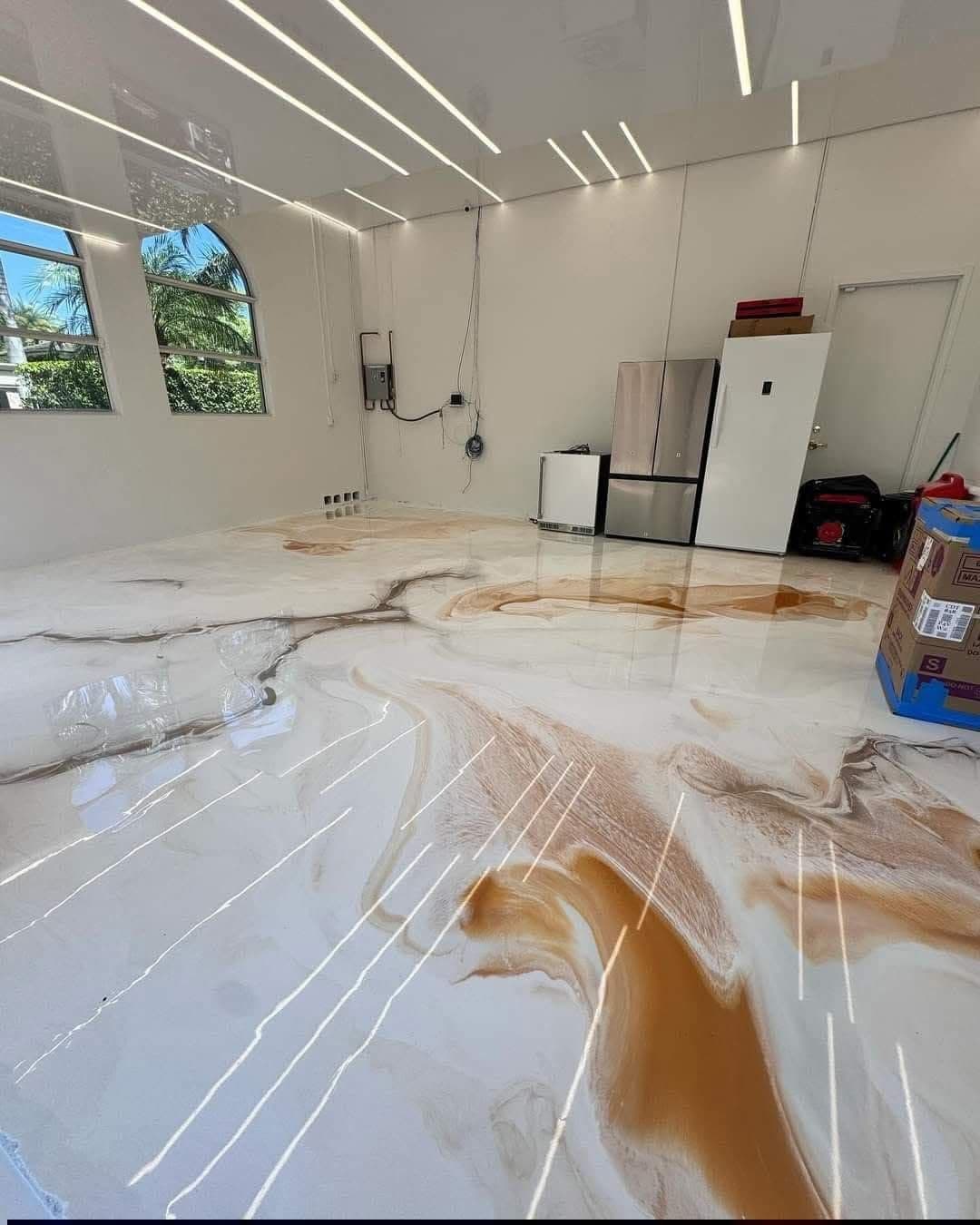 Project Innovative Metallic Epoxy Floors Transform Indoor Spaces image