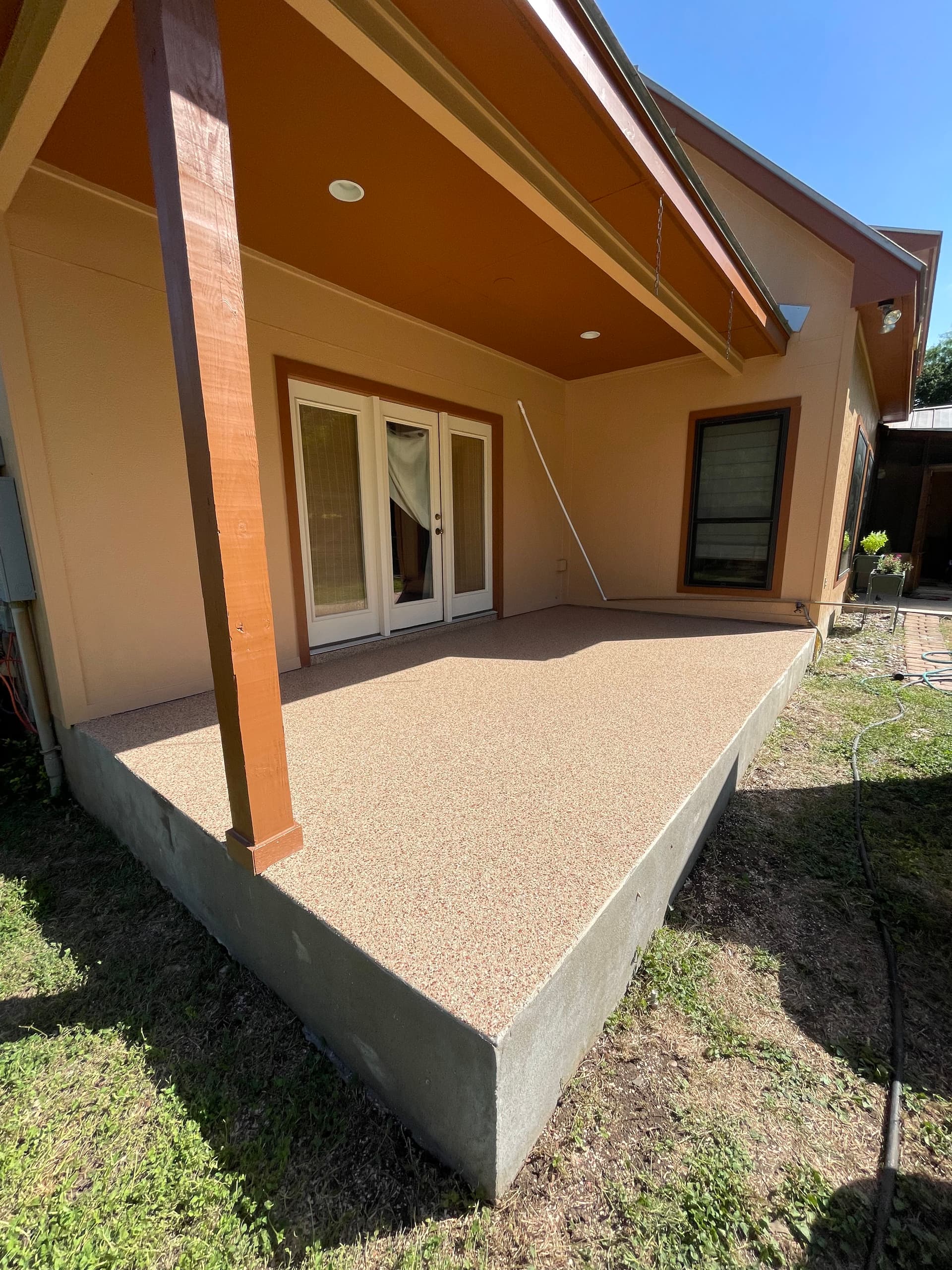 Flake Epoxy Patio Coating That Actually Holds Up Outside image