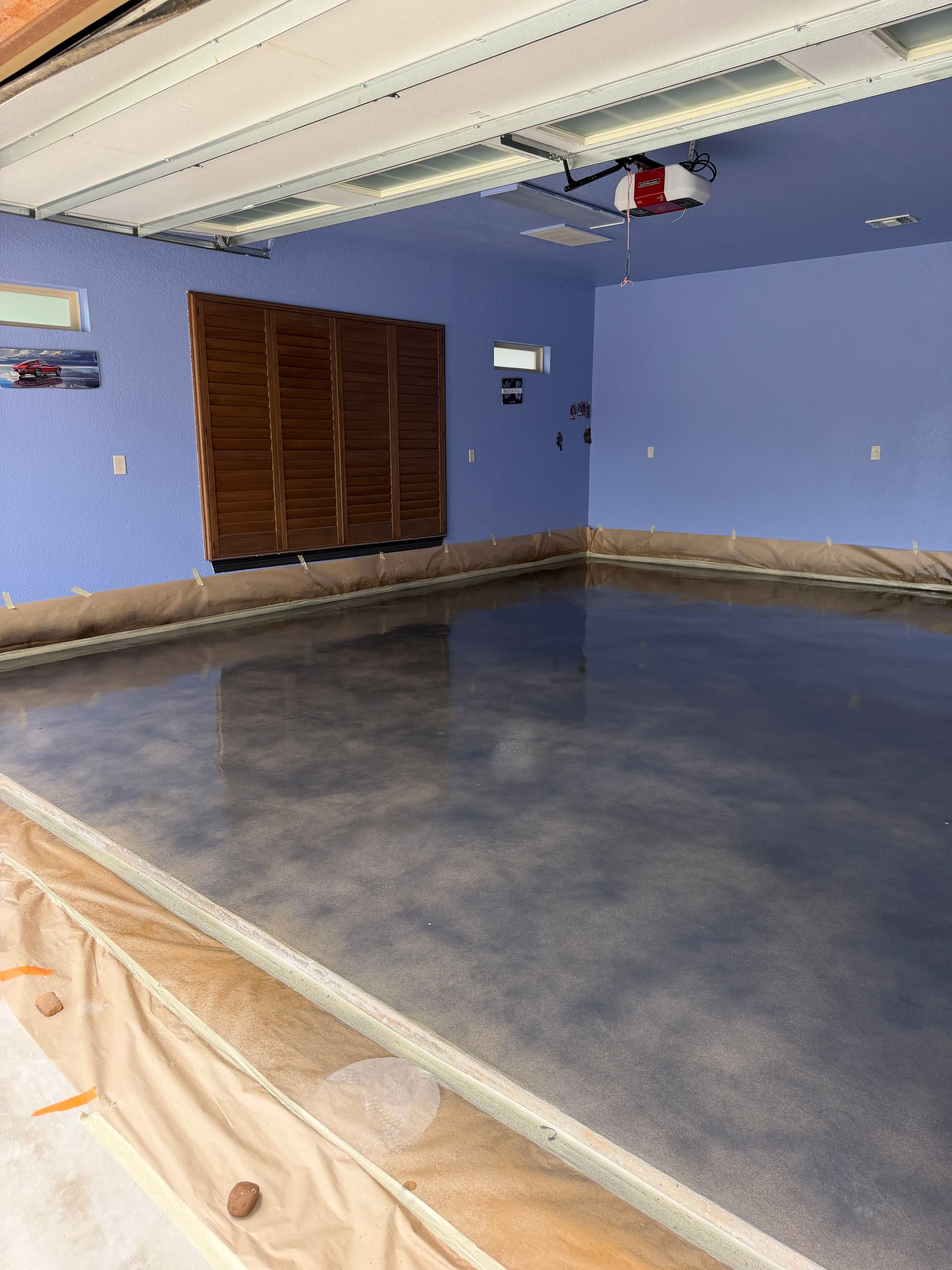 Gallery photos for Stained Concrete Floor Upgrade for a Garage That Works Hard: Image #5