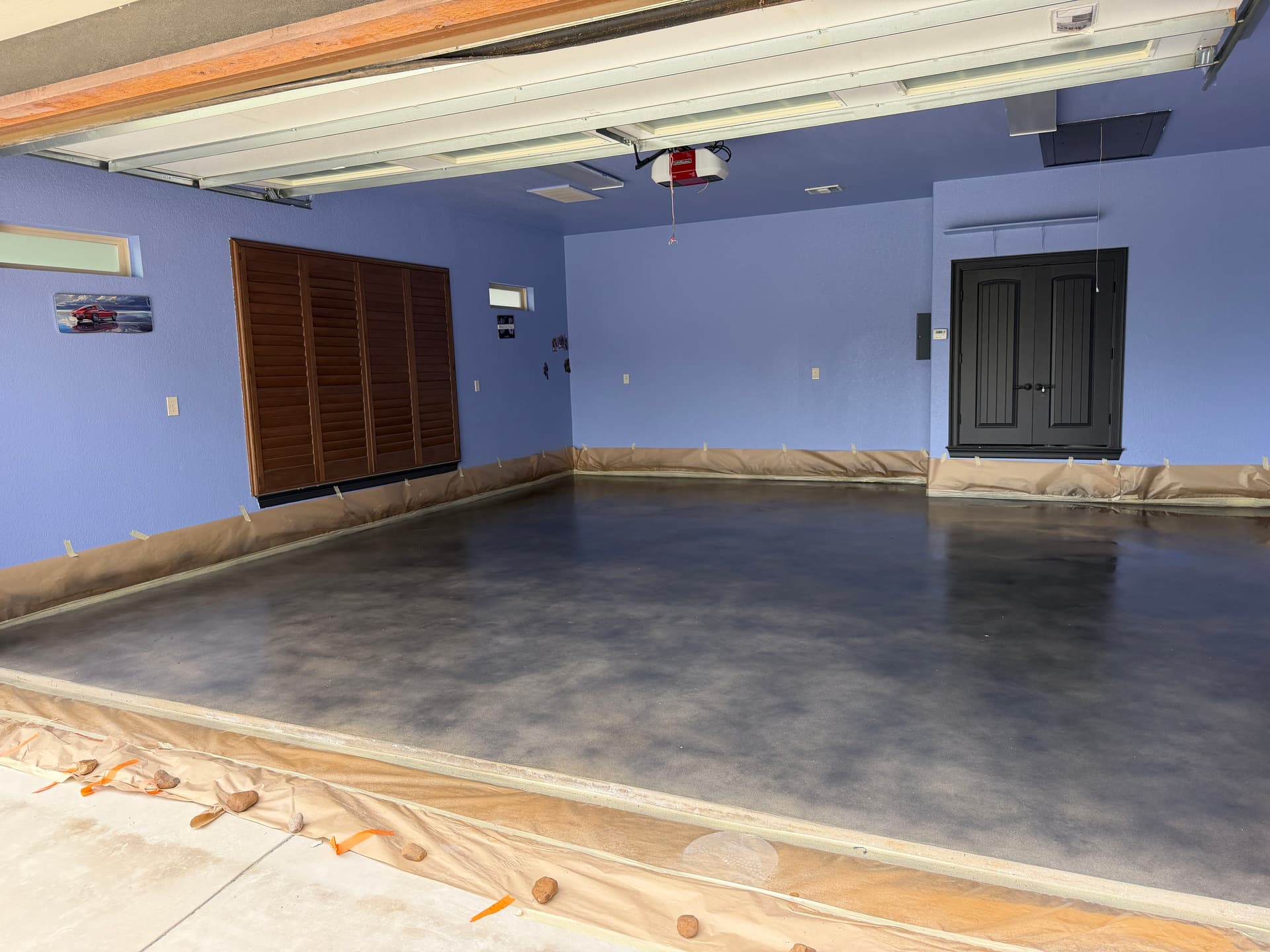Gallery photos for Stained Concrete Floor Upgrade for a Garage That Works Hard: Image #3