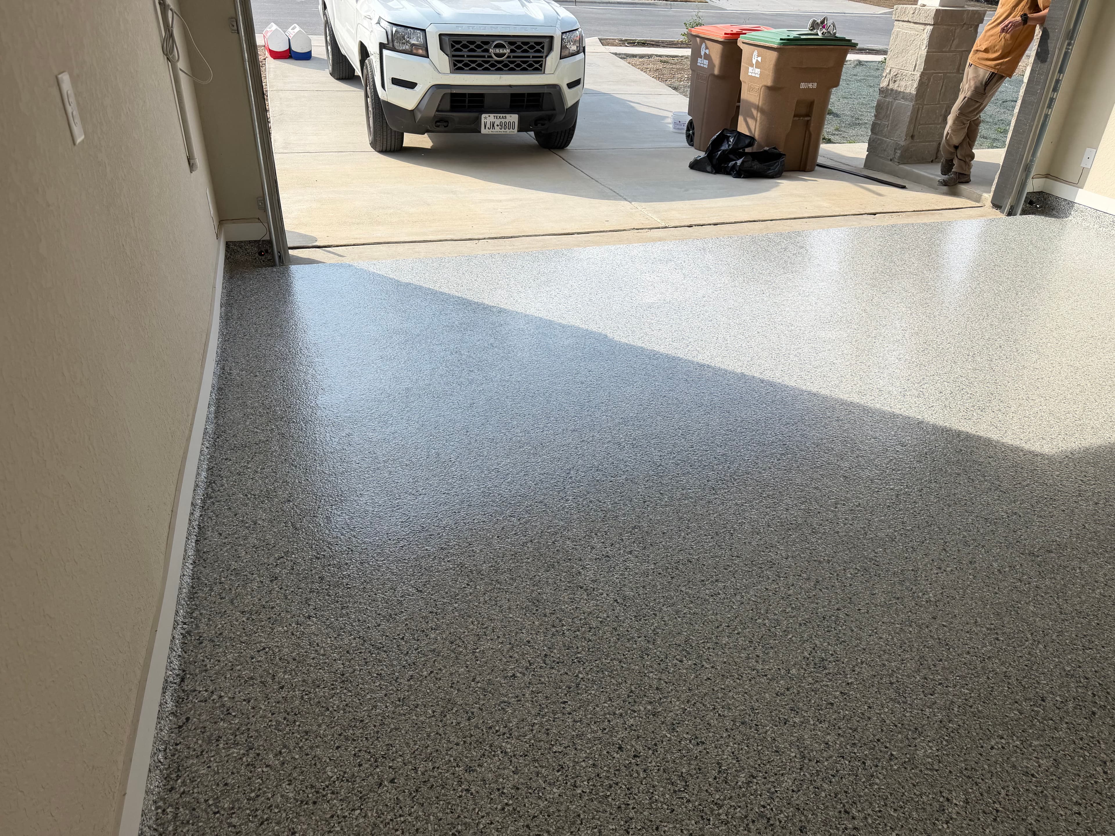 Project Elevate Your Garage with Flake Epoxy Flooring image