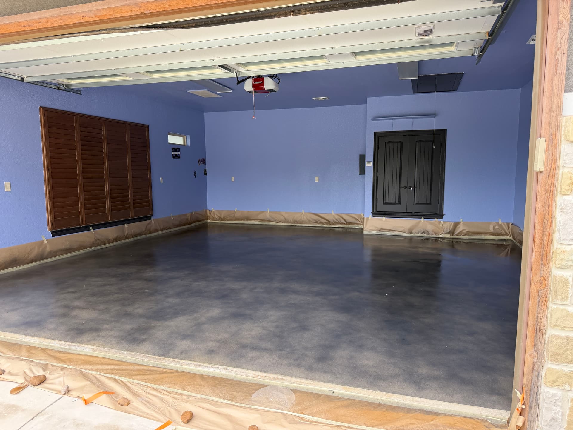 Gallery photos for Stained Concrete Floor Upgrade for a Garage That Works Hard: Image #4