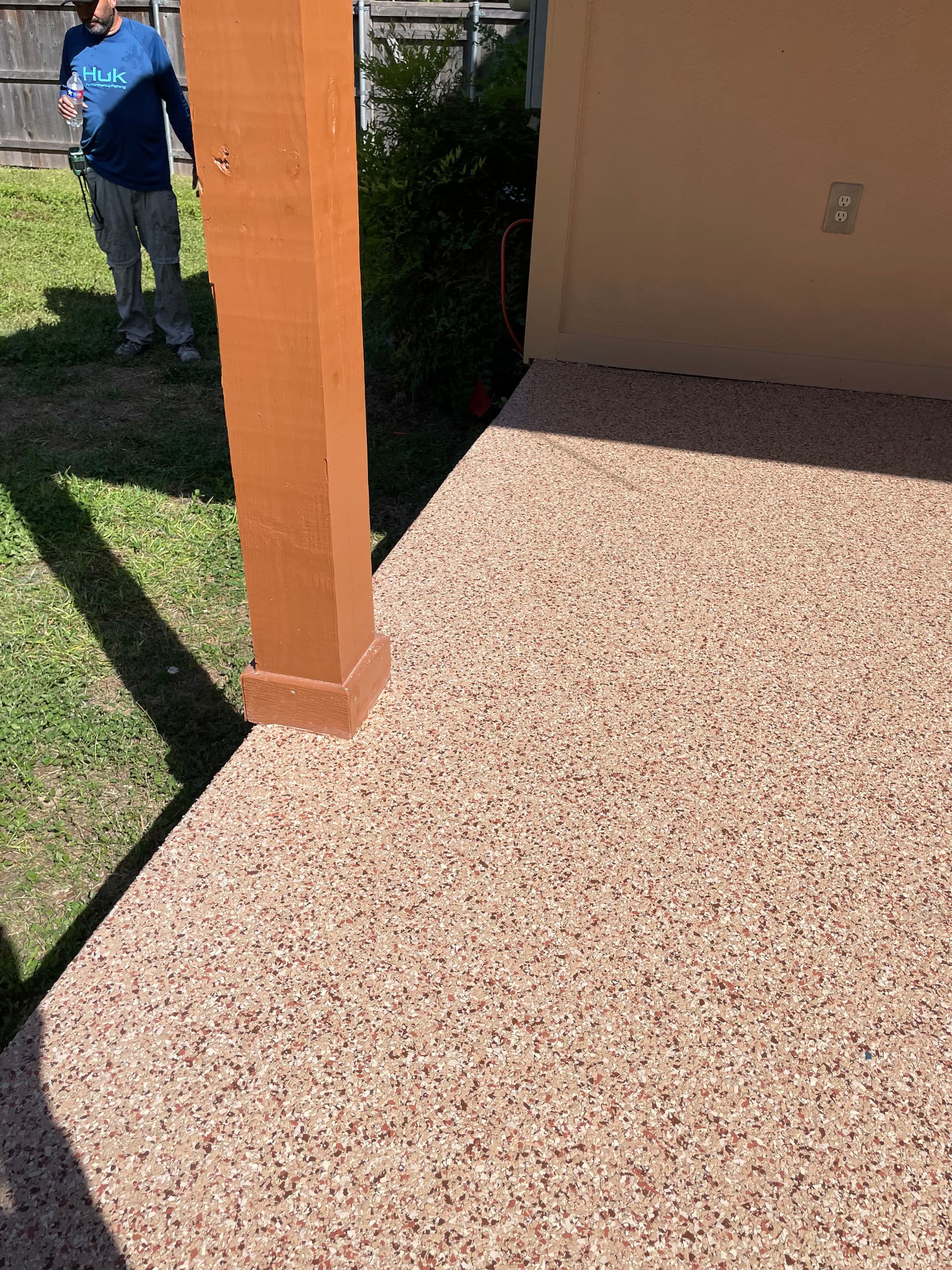 Gallery photos for Flake Epoxy Patio Coating That Actually Holds Up Outside: Image #1