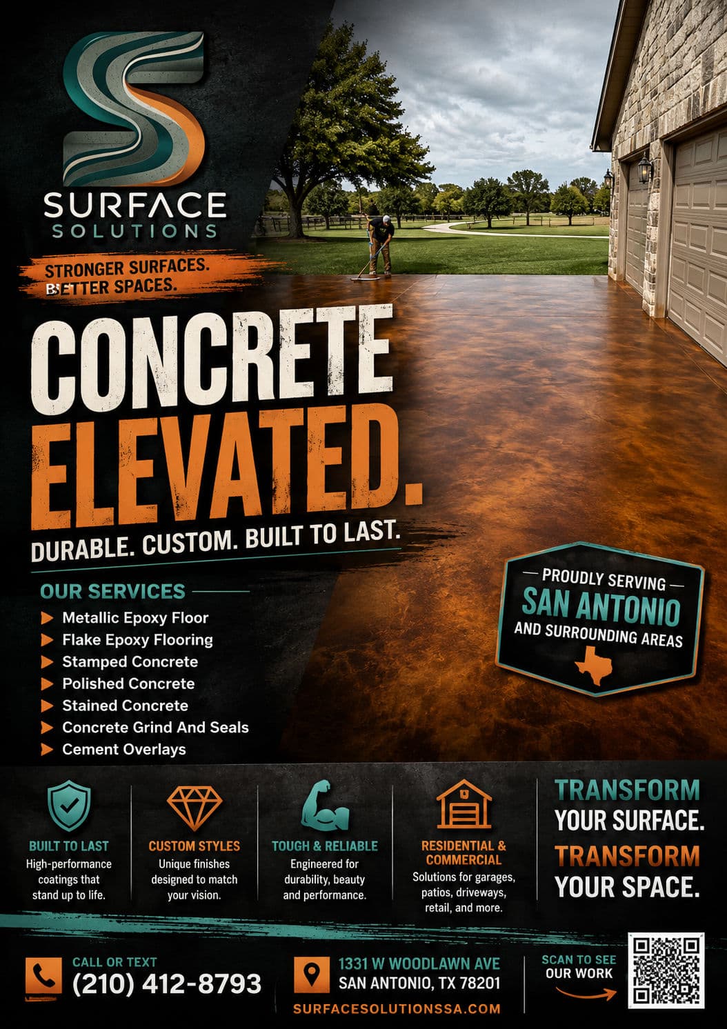 Custom Concrete Options for San Antonio Homes and Businesses image