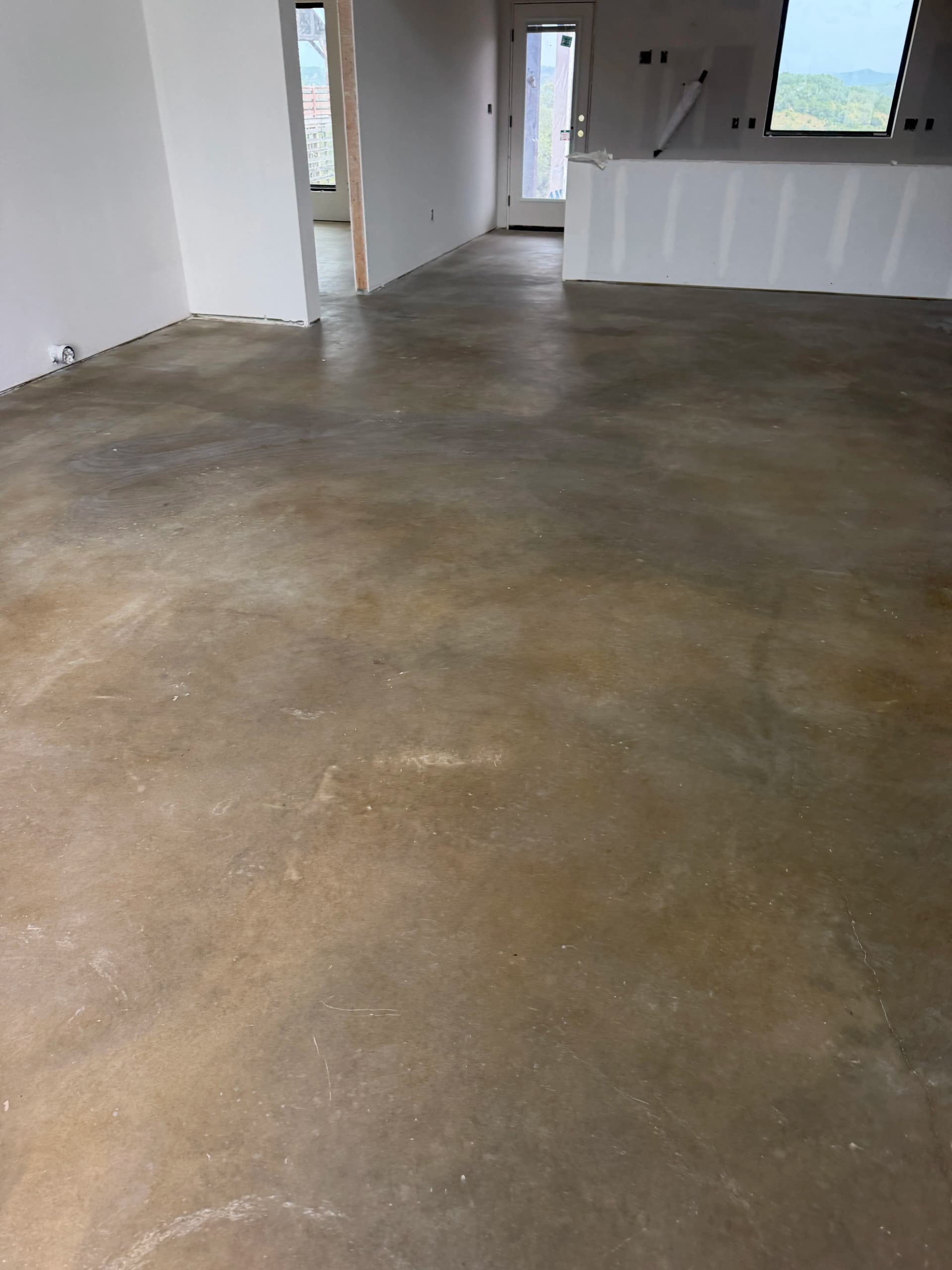 Gallery photos for Acid Stained Concrete Floors Done Right Inside a New Build: Image #2