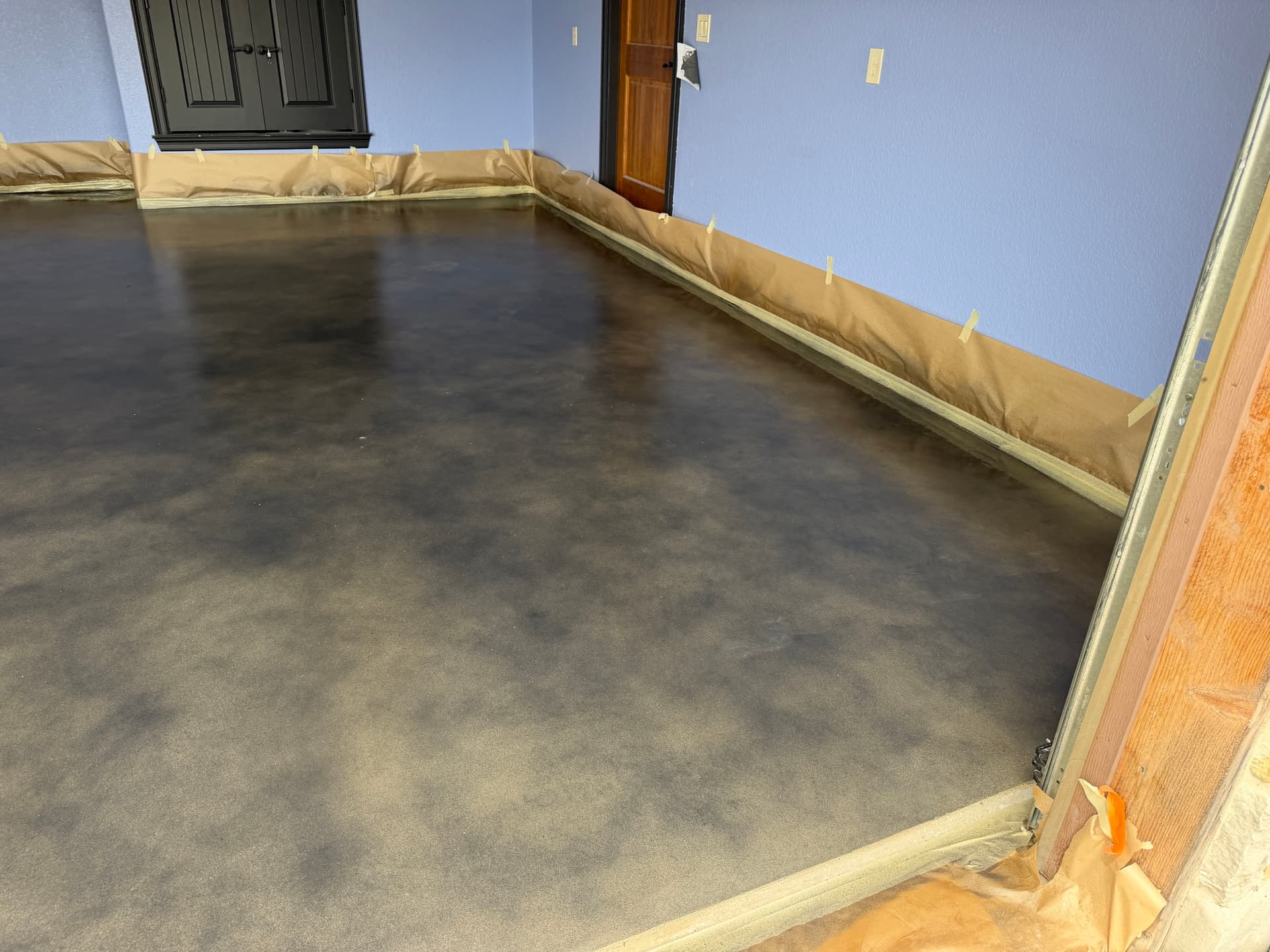 Stained Concrete Floor Upgrade for a Garage That Works Hard image