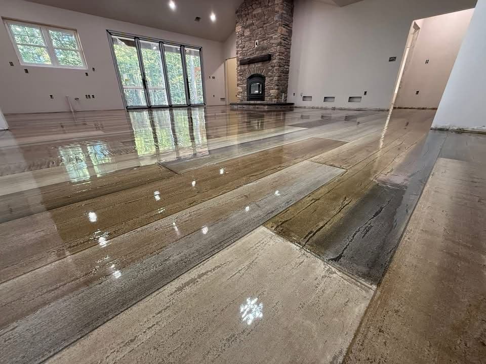 Stunning Concrete Wood Overlay Transformation image