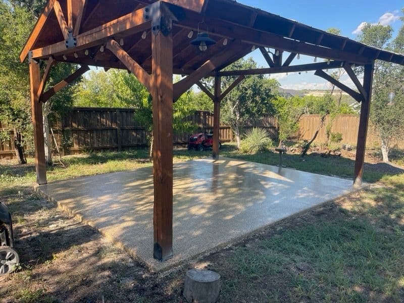 Gallery photos for Flake Epoxy Patio Transformation for Outdoor Relaxation: Image #1