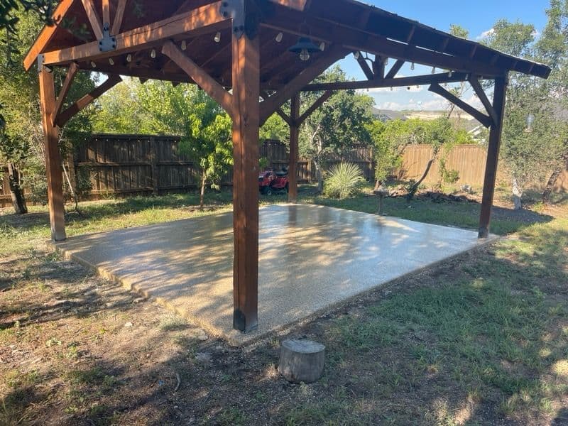 Gallery photos for Flake Epoxy Patio Transformation for Outdoor Relaxation: Image #2