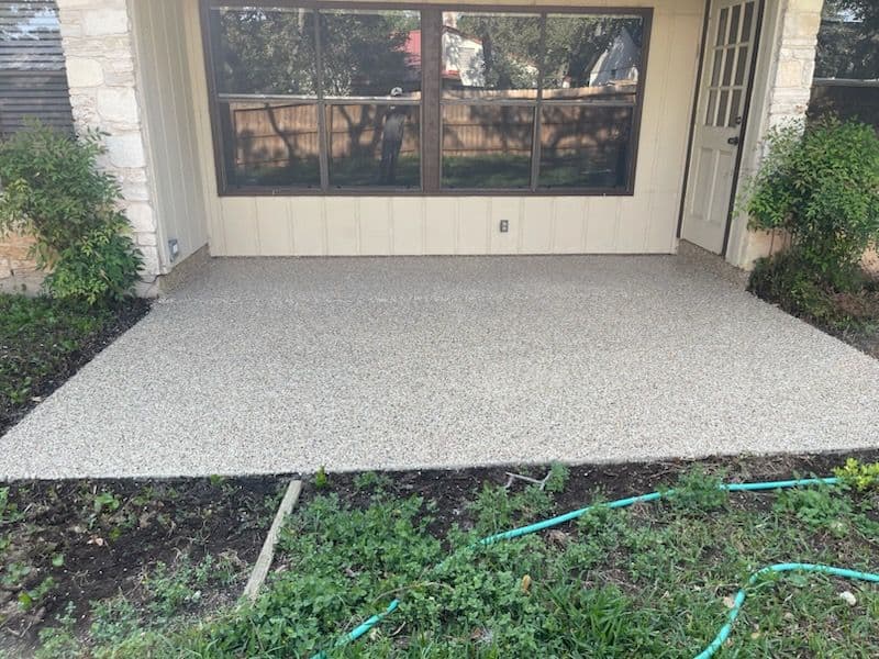 Gallery photos for Durable Flake Epoxy Patio Revamp: Image #1