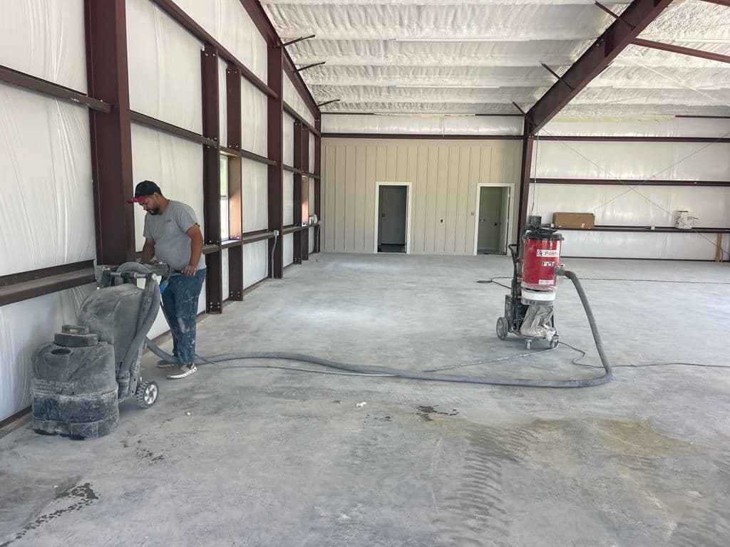 Warehouse Floor Gets a Flake Epoxy Makeover image