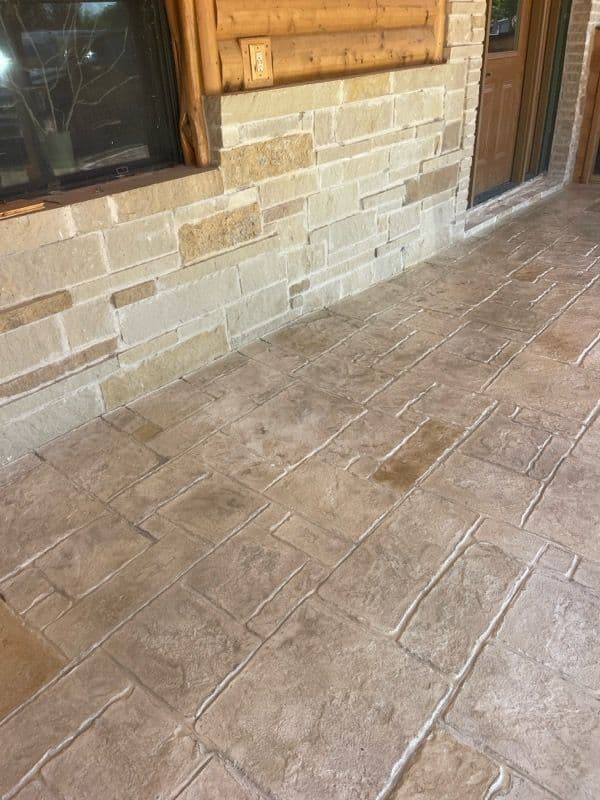 Gallery photos for Beautiful Stone Tile Porch Upgrade: Image #1