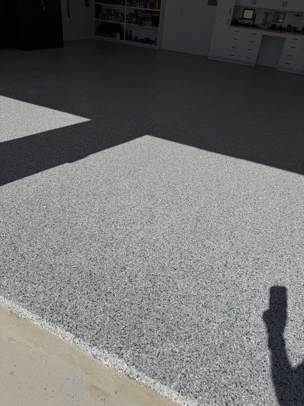 Project Penntek Garage Coating with Tidal Wave Flake image