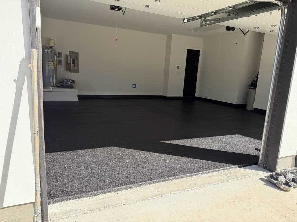 Transform Your Garage with Carbon Flake Epoxy Flooring