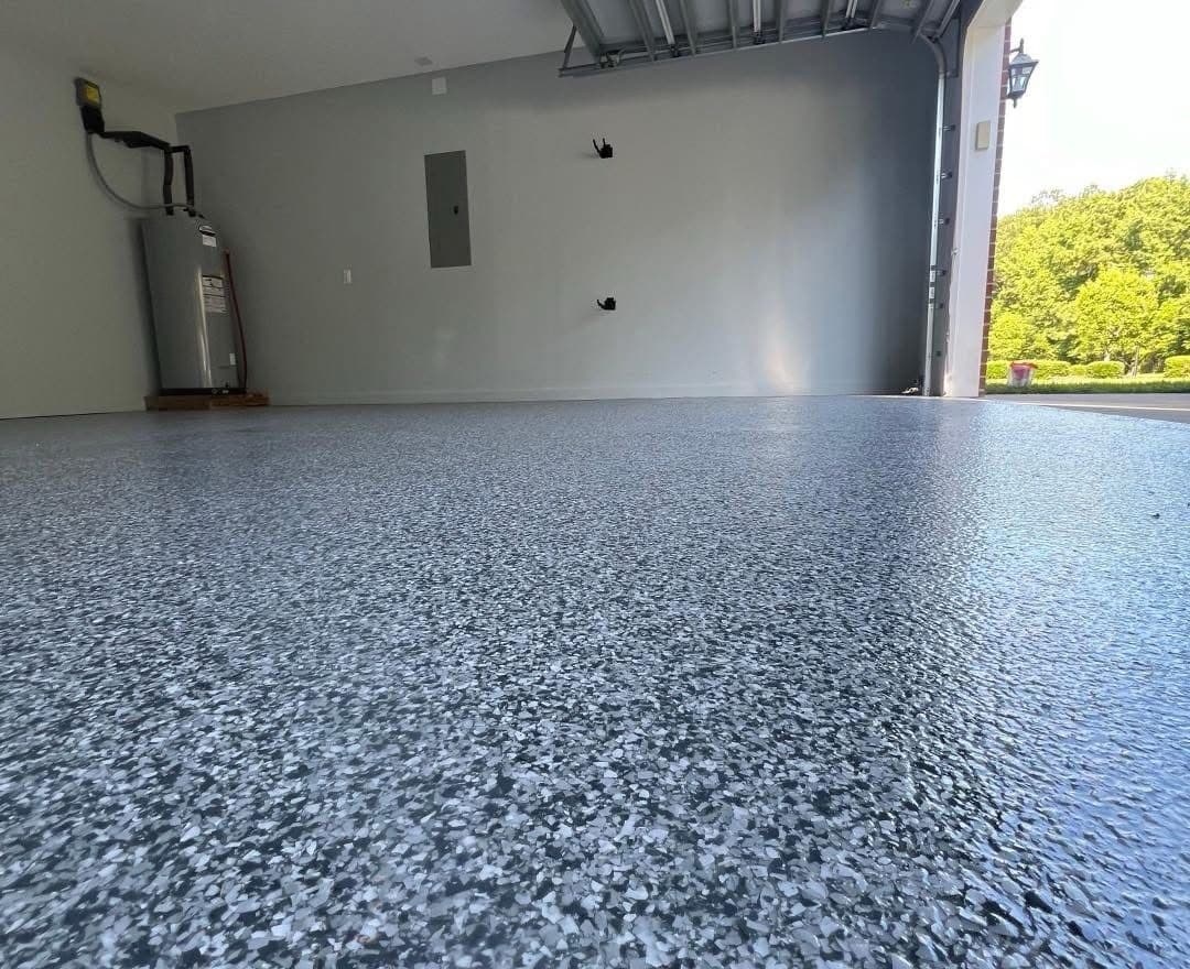 Gallery photos for Transform Your Space with Granite Flake Flooring: Image #1