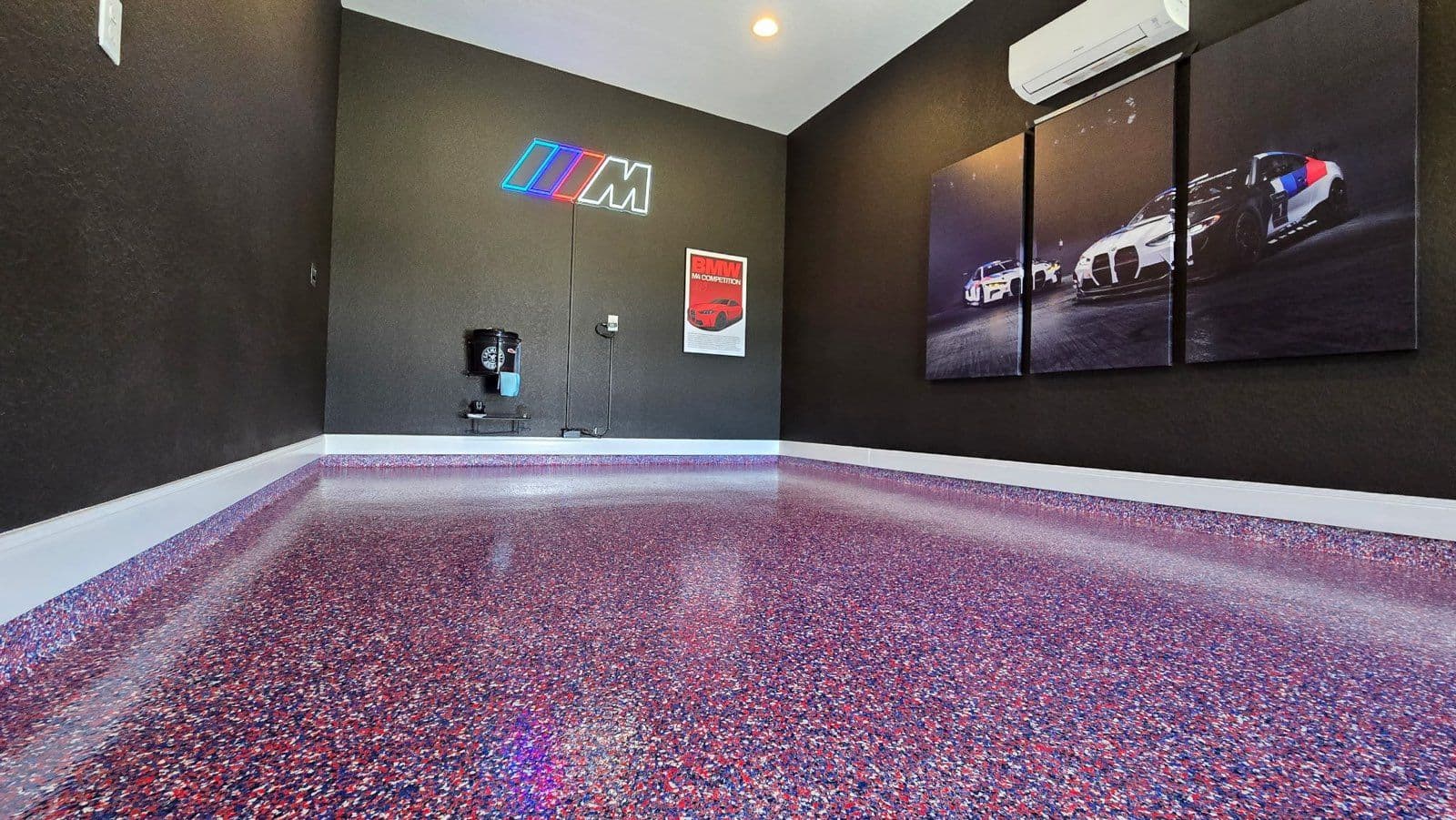 Gallery photos for Elevate Your Garage with Bold Flake Epoxy Flooring: Image #1