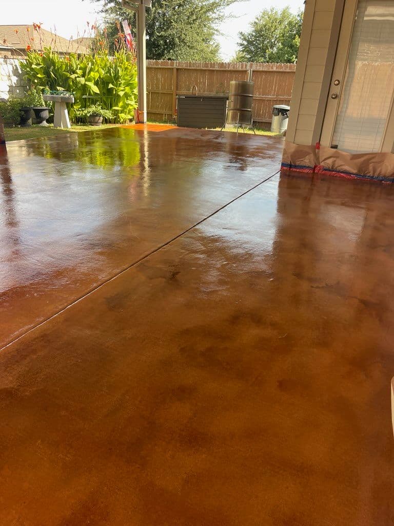 Gallery photos for Elevate Your Outdoor Space with Acid Stained Concrete: Image #1