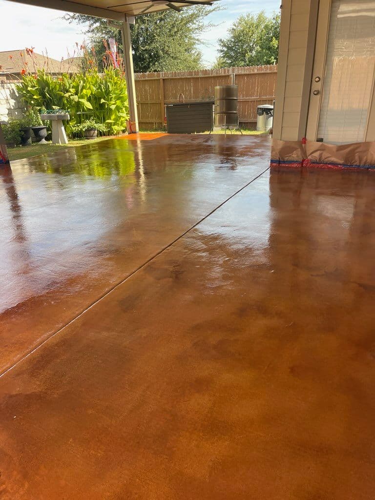 Gallery photos for Elevate Your Outdoor Space with Acid Stained Concrete: Image #2