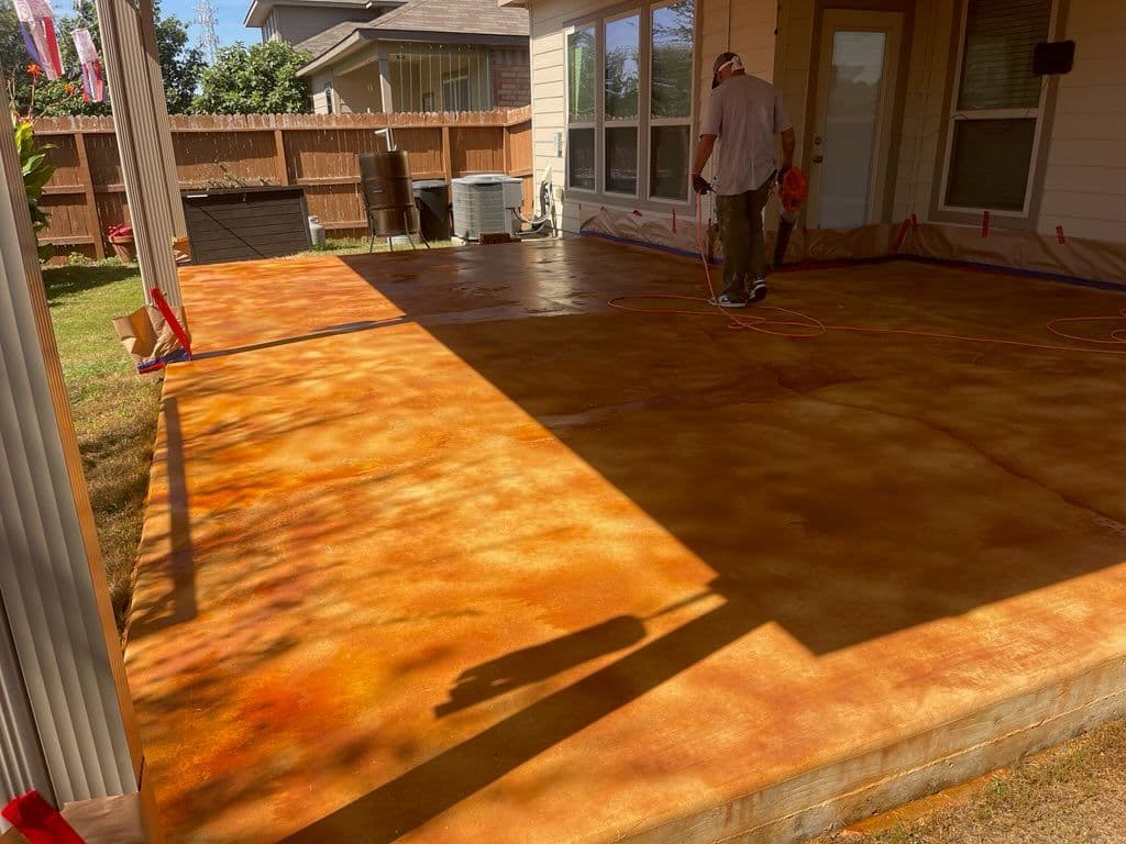 Gallery photos for Elevate Your Outdoor Space with Acid Stained Concrete: Image #3