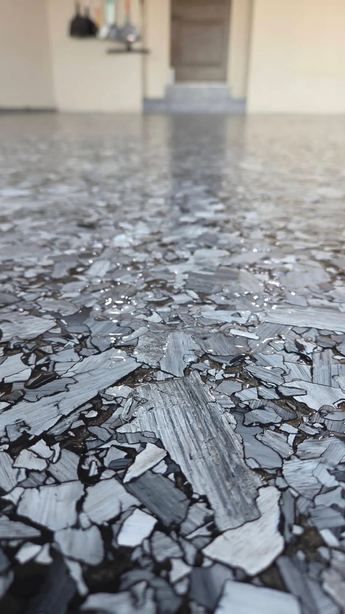Gallery photos for Custom Flake Epoxy Garage Floor That Actually Holds Up: Image #1