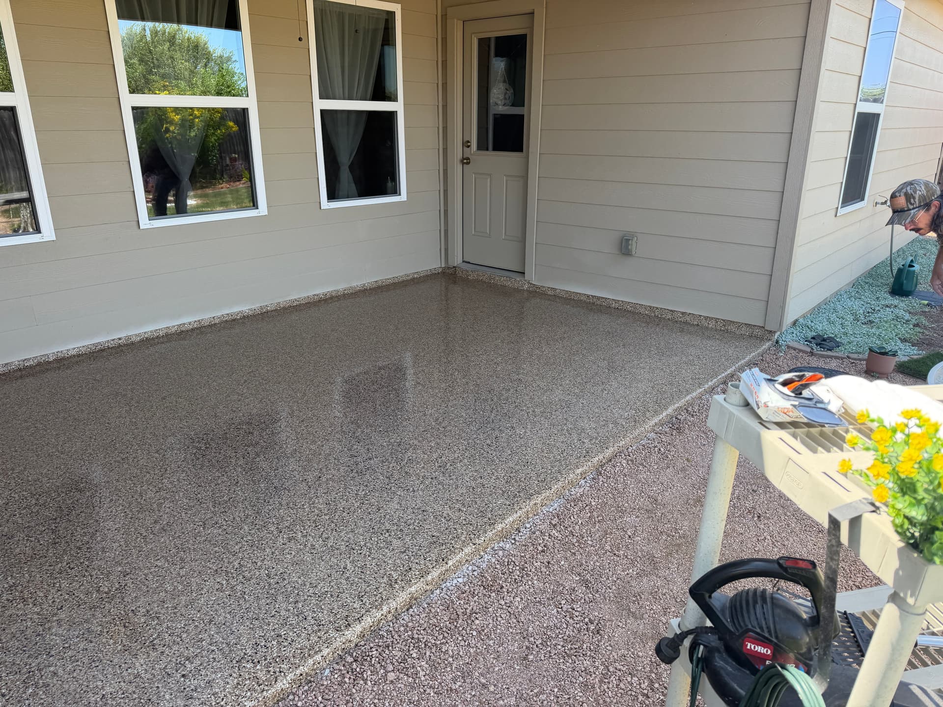 Gallery photos for Flake Epoxy Coatings for Patios and Garage Floors: Image #1