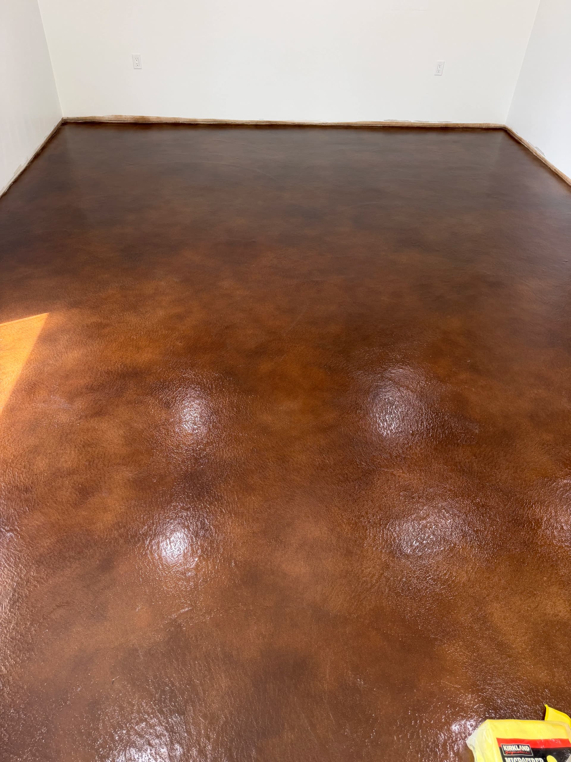 Walnut Stained Concrete Floors That Actually Look Like Wood image