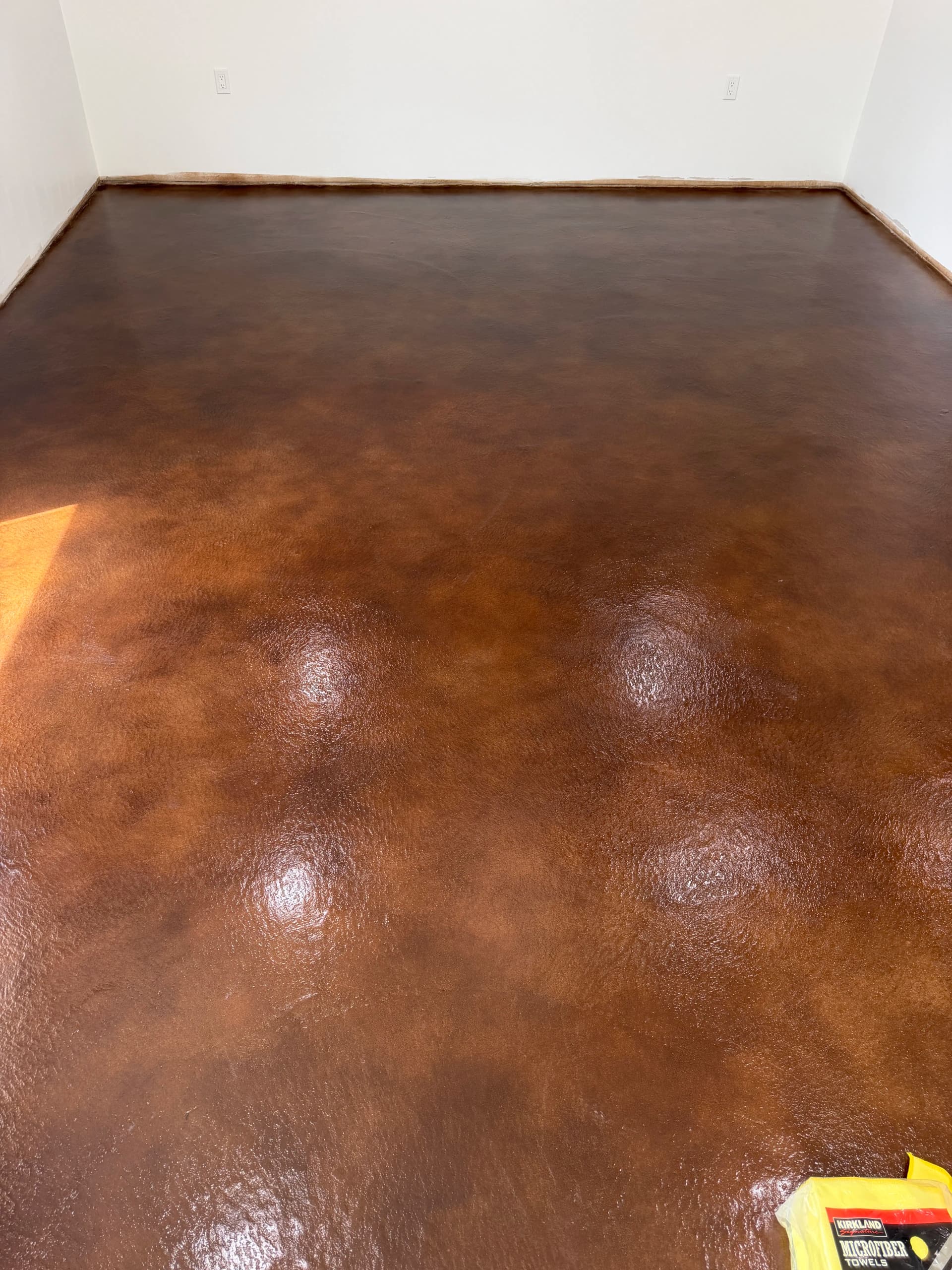Gallery photos for Walnut Stained Concrete Floors That Actually Look Like Wood: Image #1