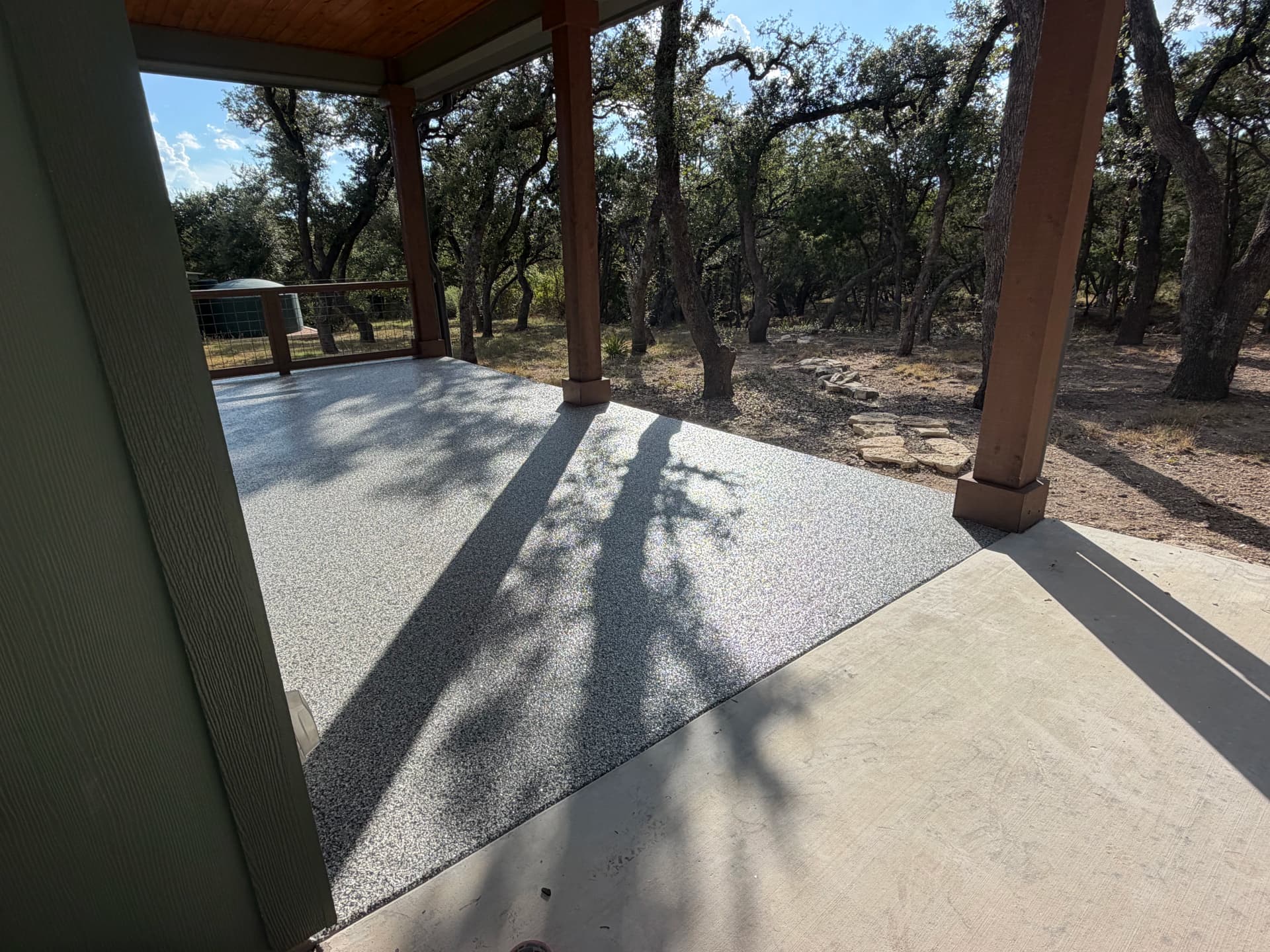 Gallery photos for Flake Epoxy Patio and Porch Finish That Actually Lasts: Image #1