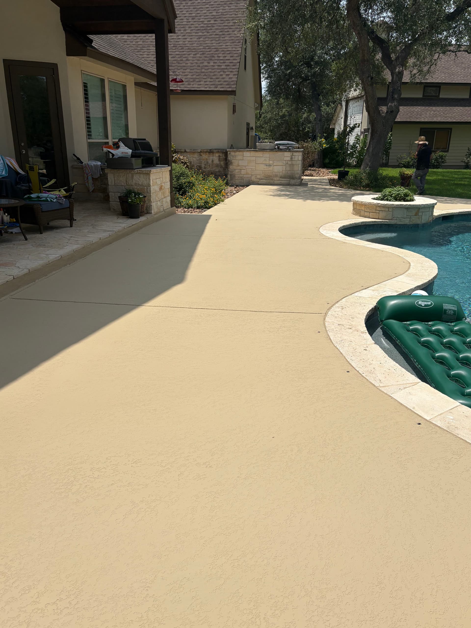 Pool Decks and Garage Floors Done Right With Concrete Coatings image