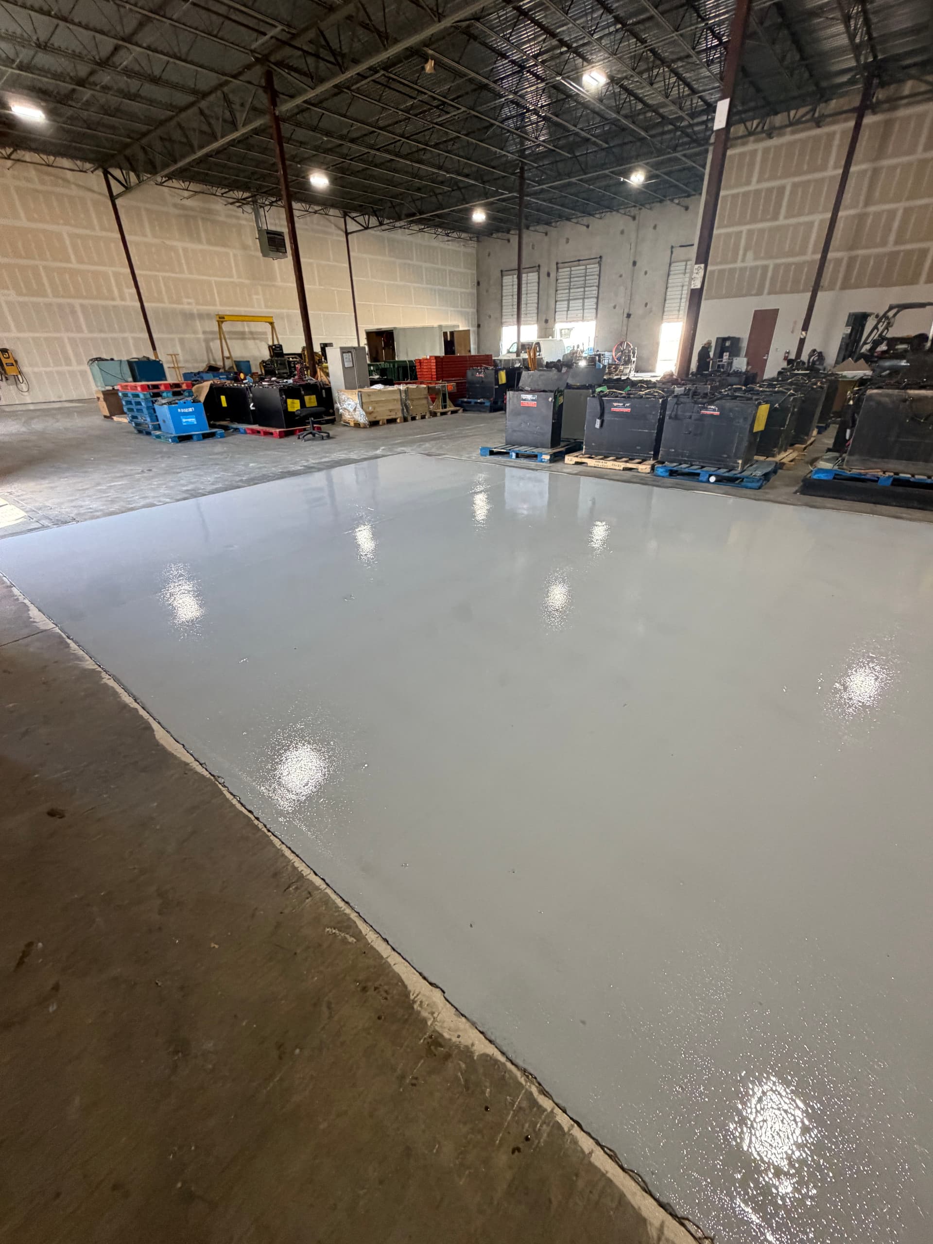 Gallery photos for Why Forklift Charging Areas Need Specialized Floor Coatings: Image #2