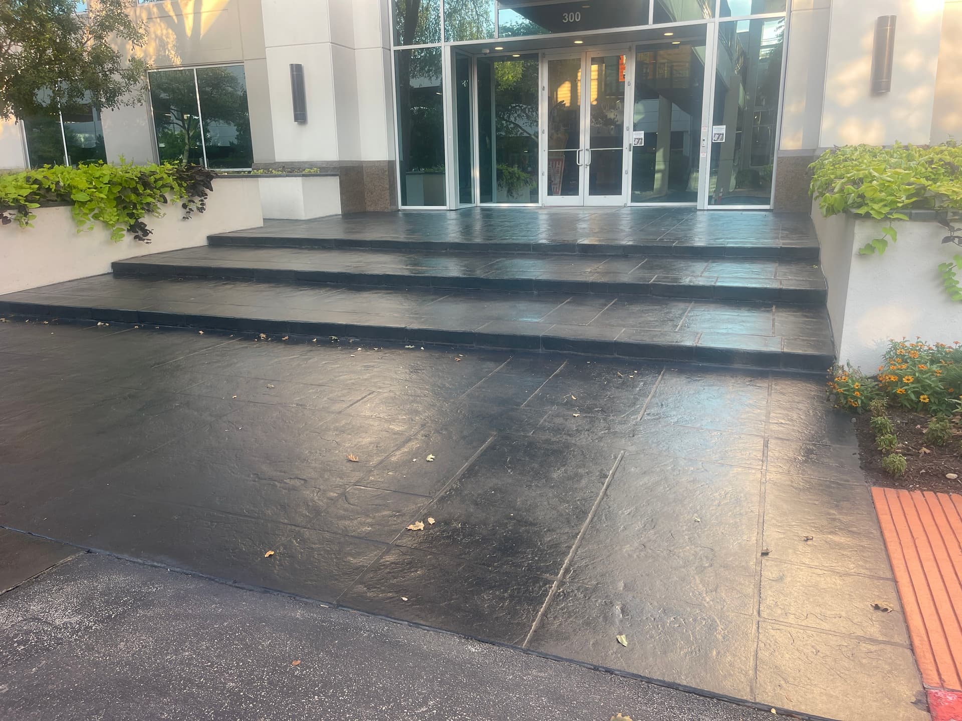 Gallery photos for Black Stain Brings Stamped Concrete Entryways Back to Life: Image #5