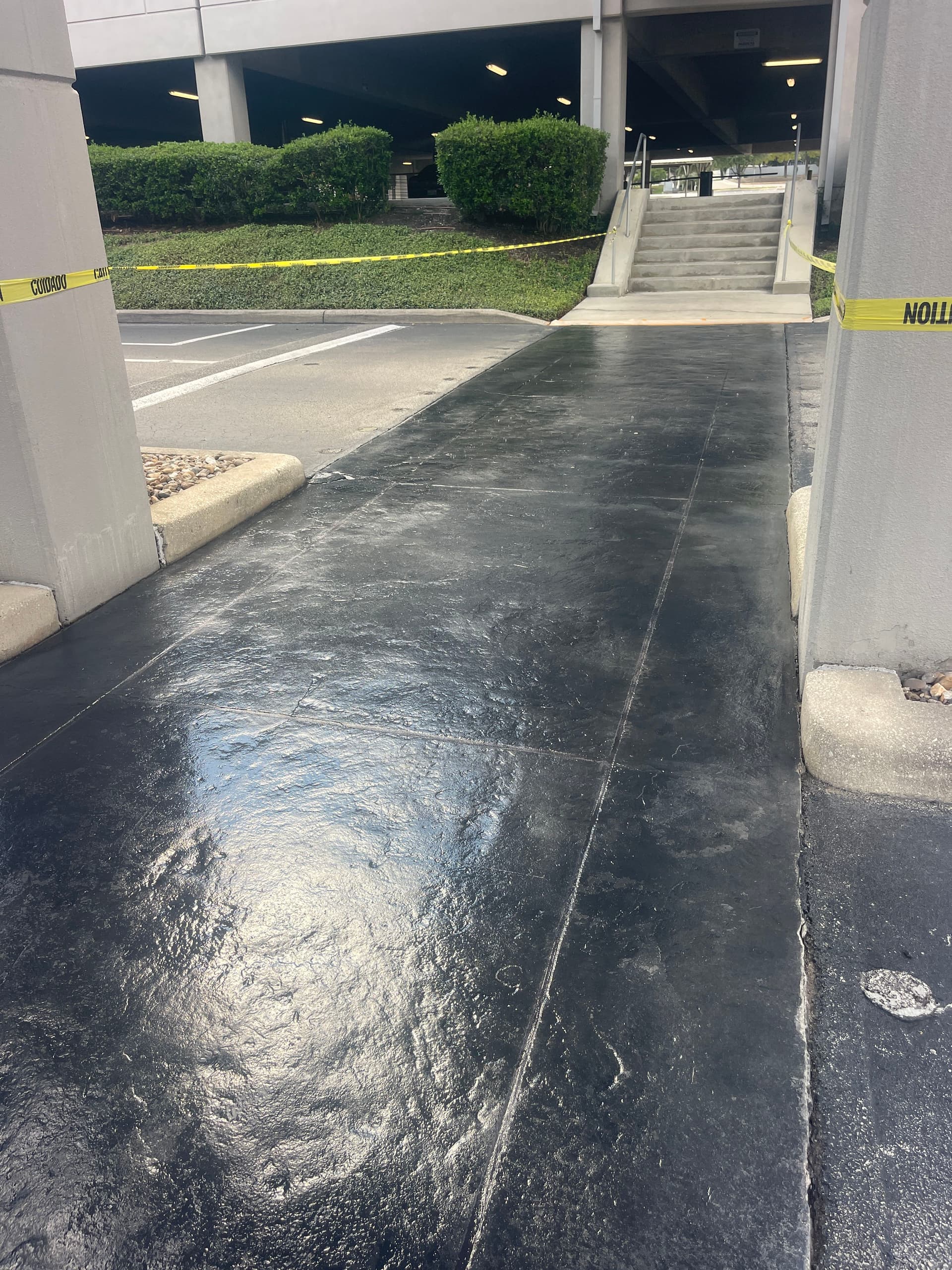 Gallery photos for Black Stain Brings Stamped Concrete Entryways Back to Life: Image #2