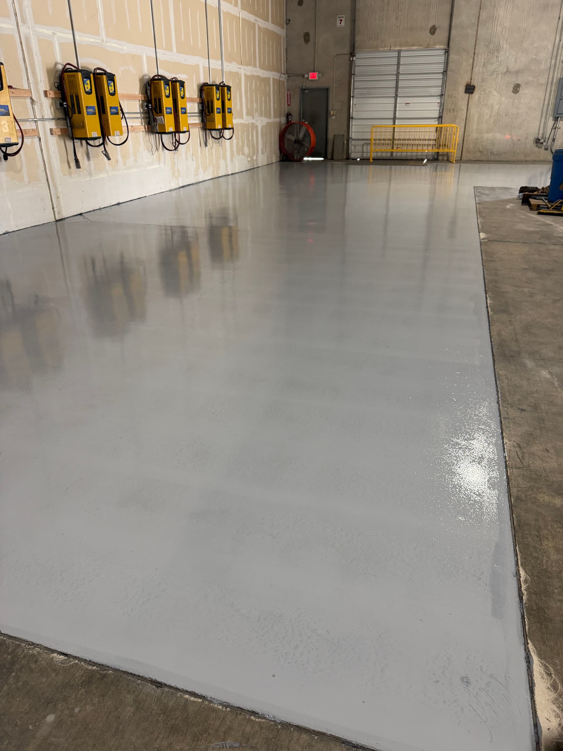 Gallery photos for Why Forklift Charging Areas Need Specialized Floor Coatings: Image #1