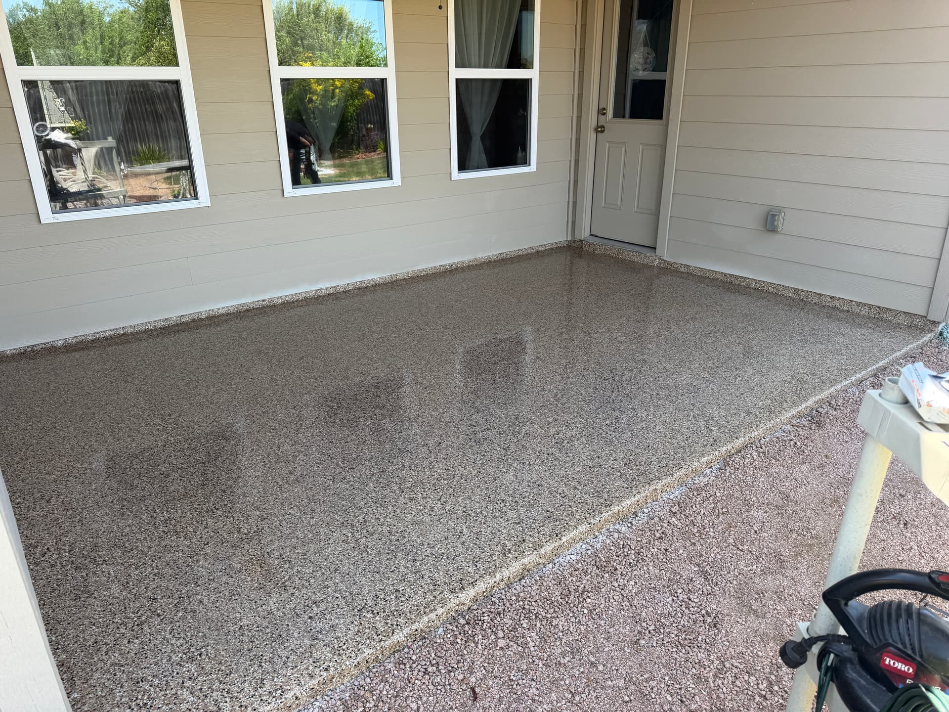 Gallery photos for Flake Epoxy Coatings for Patios and Garage Floors: Image #2
