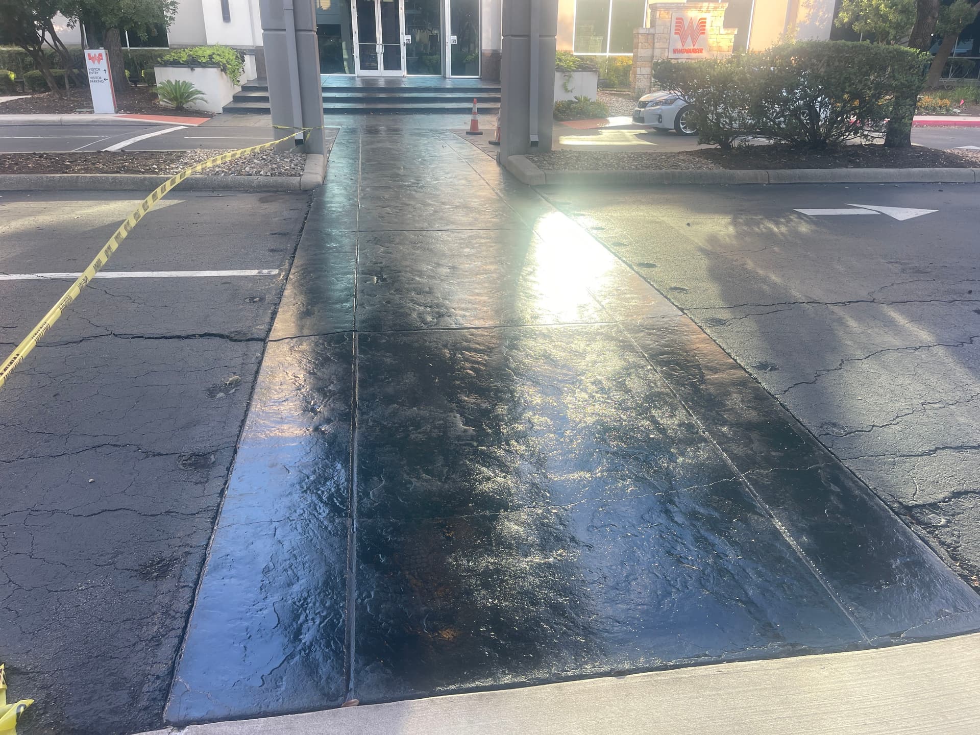 Gallery photos for Black Stain Brings Stamped Concrete Entryways Back to Life: Image #3