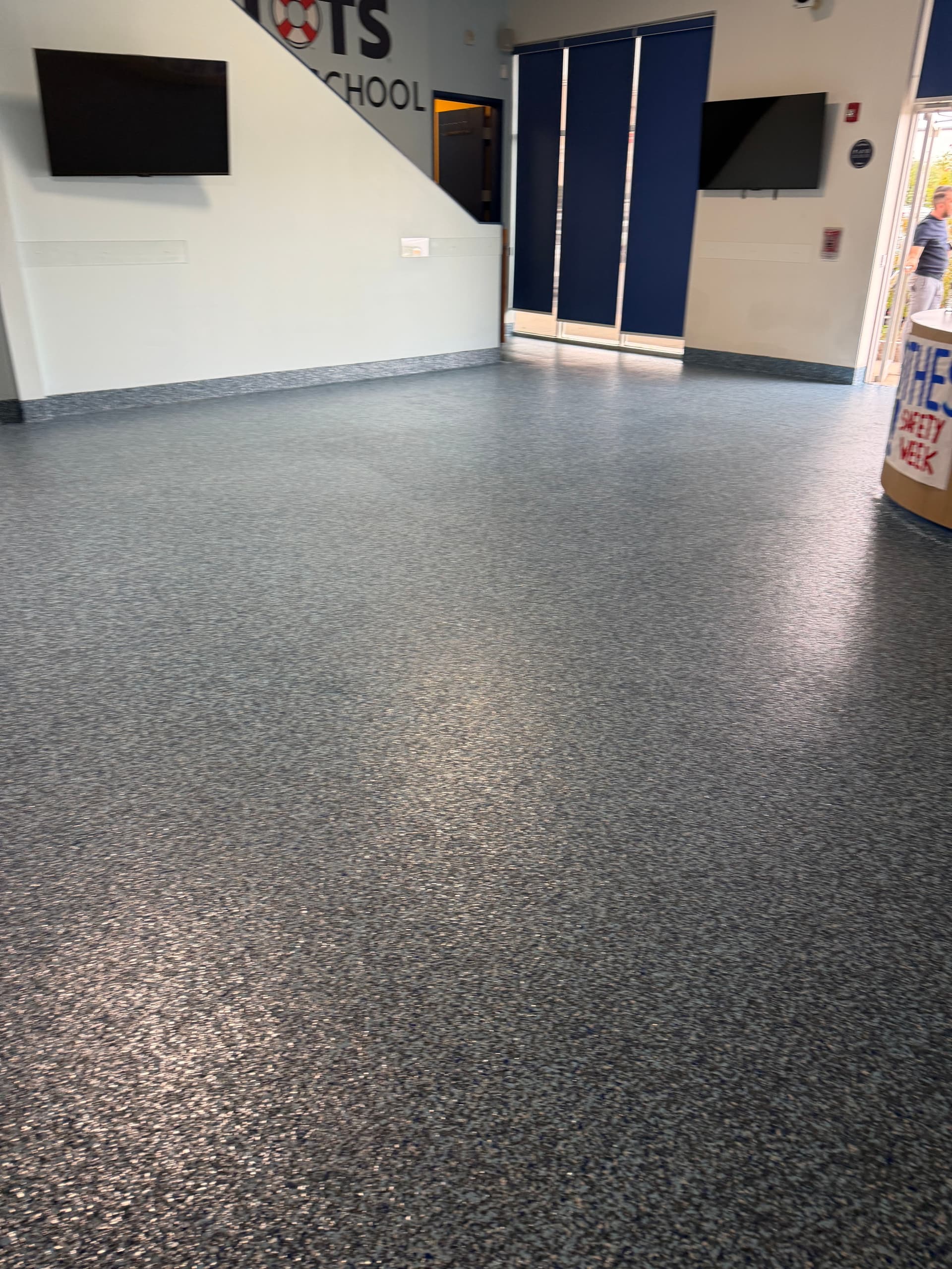 Gallery photos for Flake Epoxy Flooring Built for a Busy Swim School: Image #2