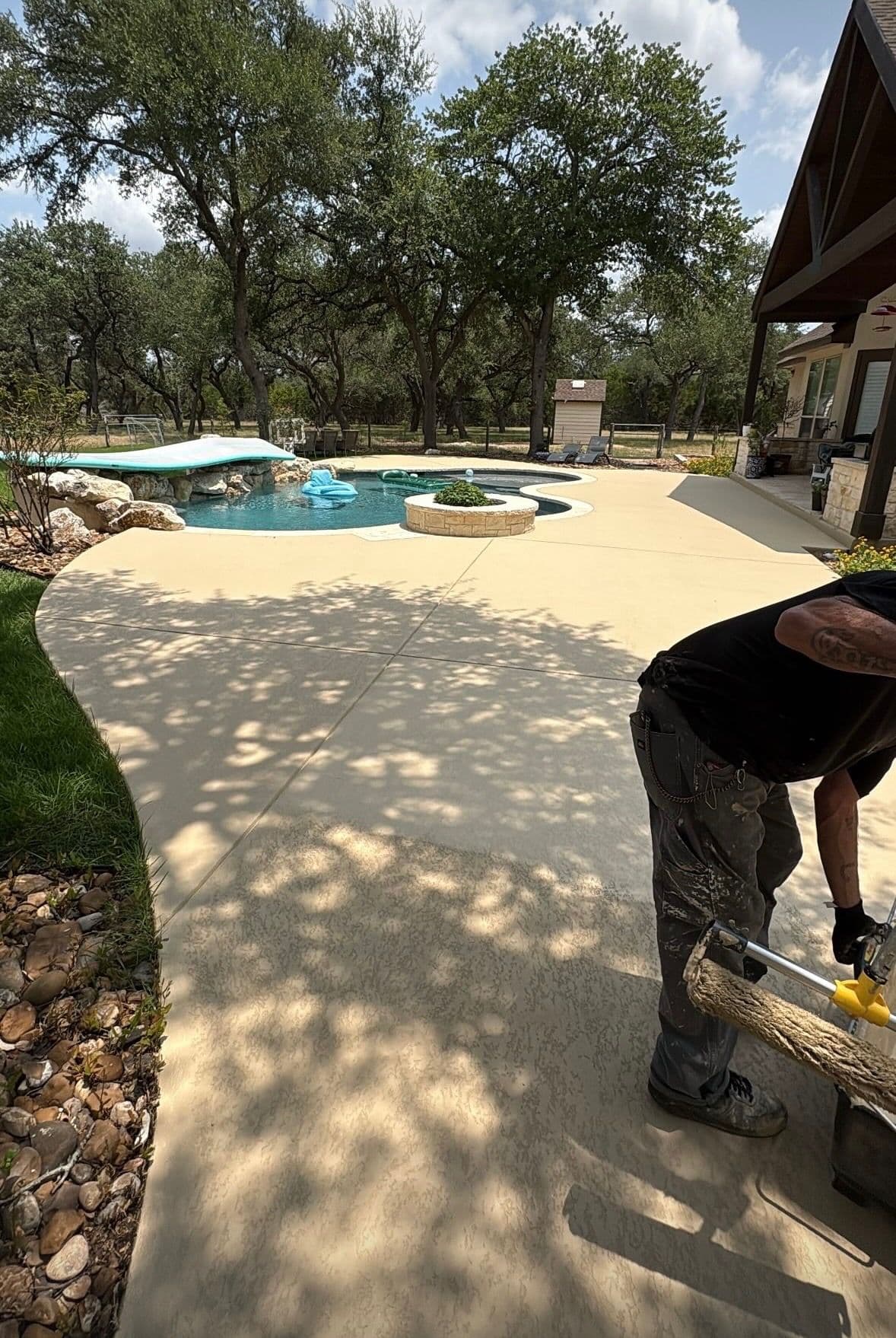 Gallery photos for Pool Decks and Garage Floors Done Right With Concrete Coatings: Image #1