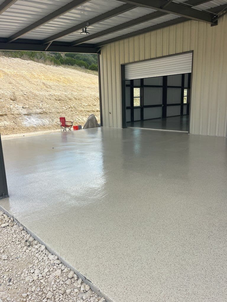 Gallery photos for Sleek Concrete Flooring for a Bardominium: Image #2